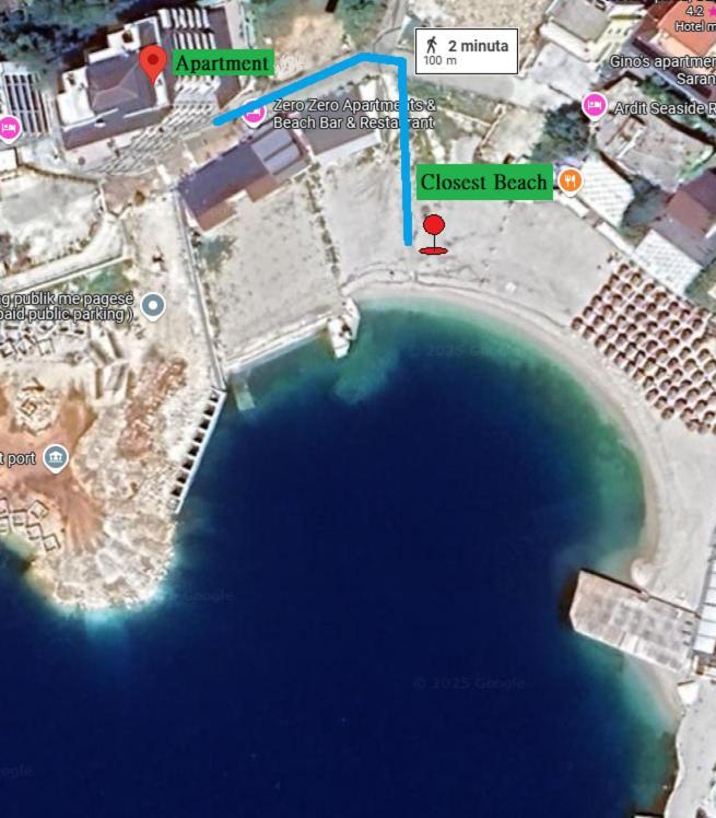 Agora Sea View Apartment Σαράντα Εξωτερικό φωτογραφία
